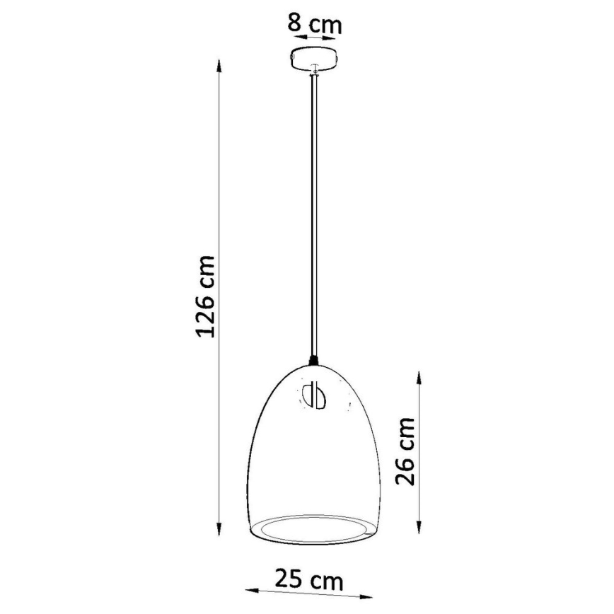 Kattokruunu narulla BUKANO 1xE27/60W/230V