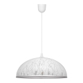 Kattokruunu narulla CIRCLE 1xE27/15W/230V valkoinen