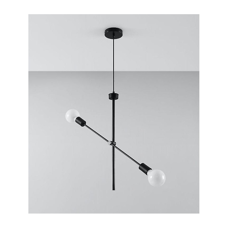Kattokruunu narulla CONCEPT 2xE27/60W/230V