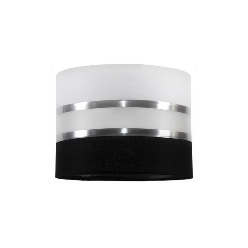 Kattokruunu narulla CORAL 2xE27/60W/230V mustavalkoinen