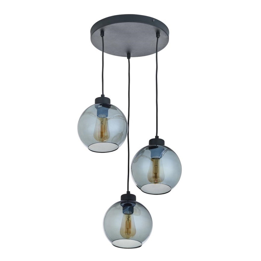 Kattokruunu narulla CUBUS 3xE27/60W/230V