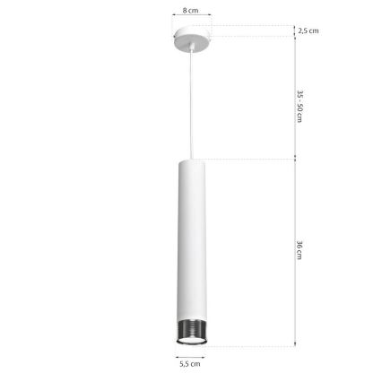 Kattokruunu narulla DANI 1xGU10/8W/230V