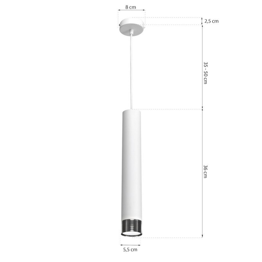Kattokruunu narulla DANI 1xGU10/8W/230V