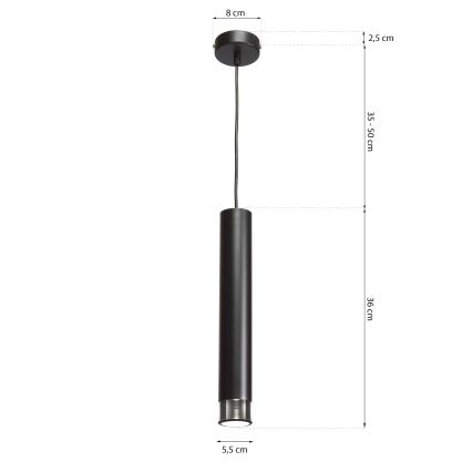 Kattokruunu narulla DANI 1xGU10/8W/230V