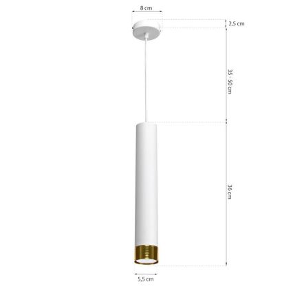Kattokruunu narulla DANI 1xGU10/8W/230V
