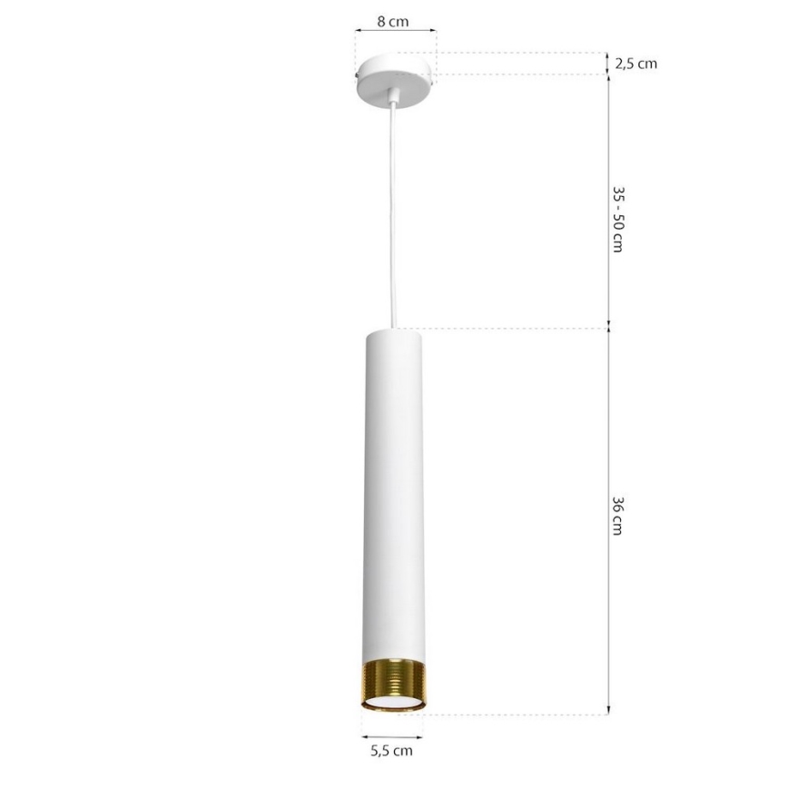 Kattokruunu narulla DANI 1xGU10/8W/230V