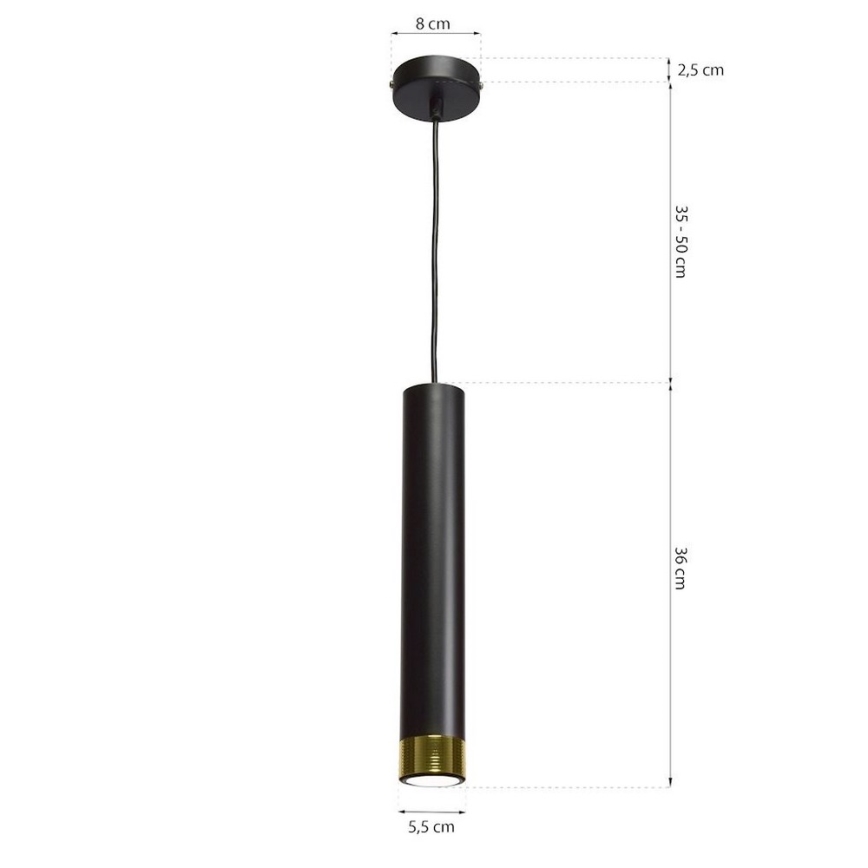 Kattokruunu narulla DANI 1xGU10/8W/230V