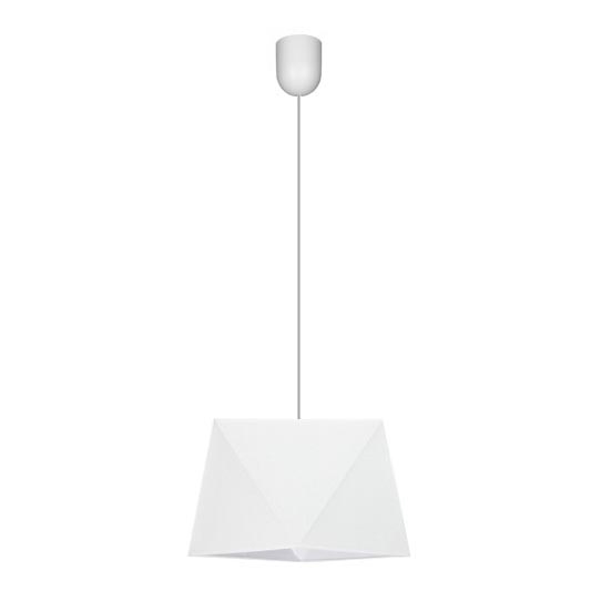 Kattokruunu narulla DIAMENT 1xE27/60W/230V valkoinen