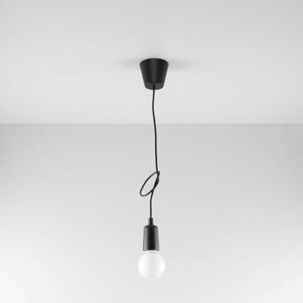 Kattokruunu narulla DIEGO 1xE27/60W/230V