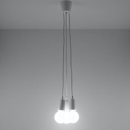 Kattokruunu narulla DIEGO 3xE27/60W/230V
