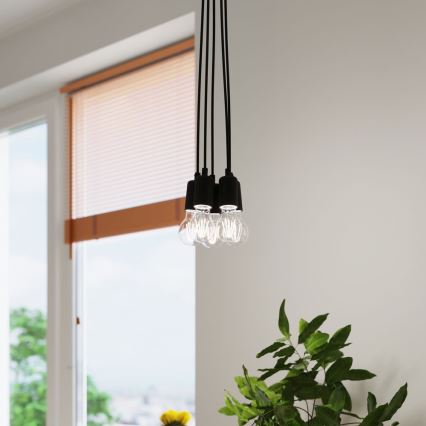 Kattokruunu narulla DIEGO 5xE27/60W/230V