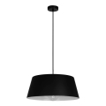 Kattokruunu narulla FIONA 1xE27/60W/230V ø 48 cm musta