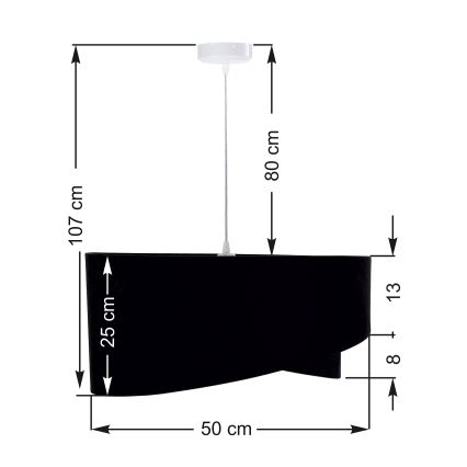 Kattokruunu narulla GALAXY 1xE27/60W/230V
