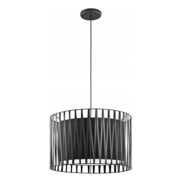Kattokruunu narulla HARMONY BLACK 3xE27/60W/230V