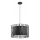 Kattokruunu narulla HARMONY BLACK 3xE27/60W/230V