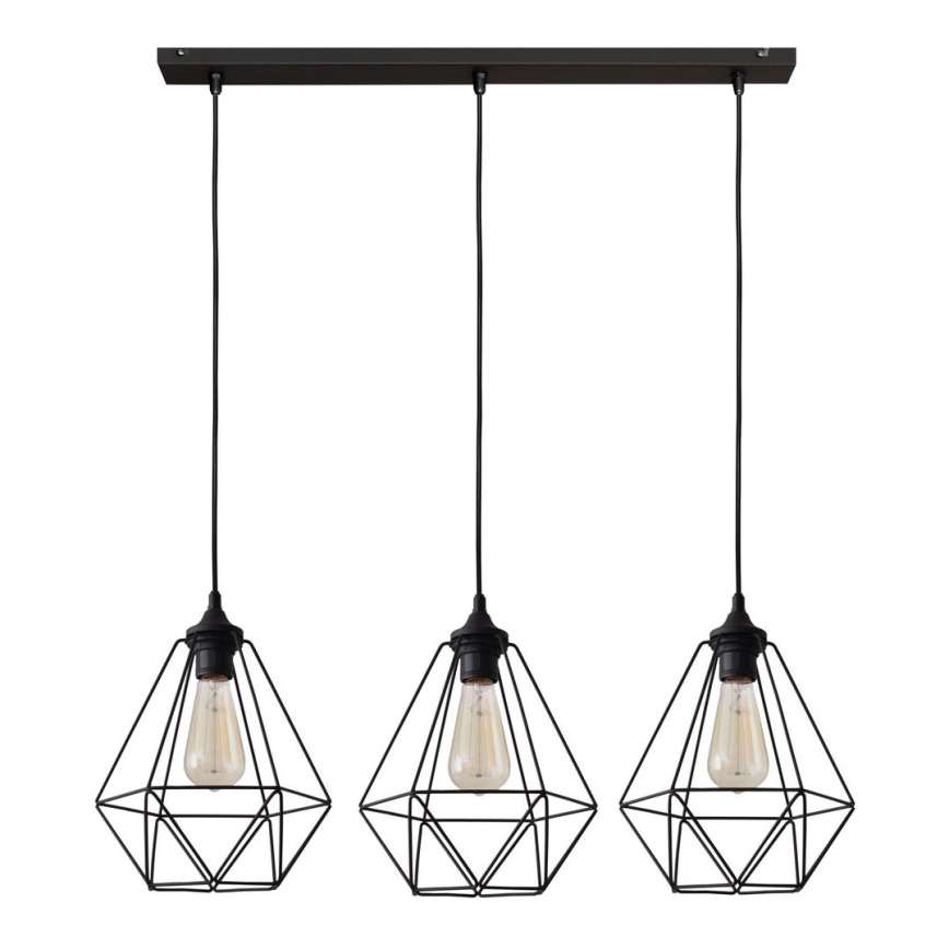 Kattokruunu narulla KARO 3xE27/15W/230V