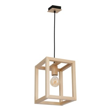 Kattokruunu narulla LEGNO 1xE27/60W/230V