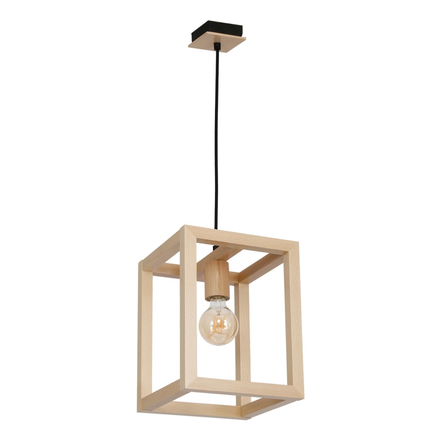 Kattokruunu narulla LEGNO 1xE27/60W/230V