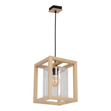 Kattokruunu narulla LEGNO 1xE27/60W/230V