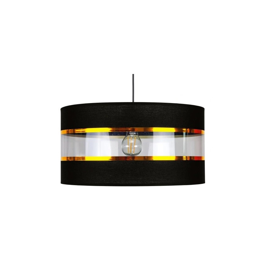 Kattokruunu narulla LIND 1xE27/60W/230V musta