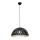 Kattokruunu narulla LISA BLACK 1xE27/60W/230V