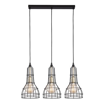 Kattokruunu narulla LONG 3xE27/60W/230V