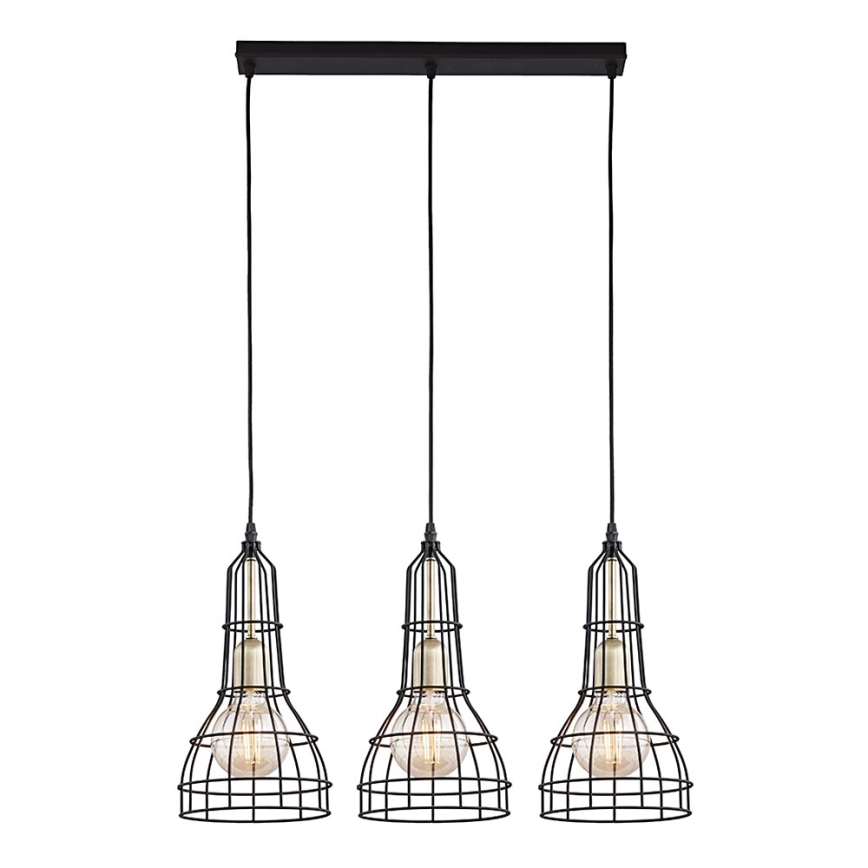 Kattokruunu narulla LONG 3xE27/60W/230V