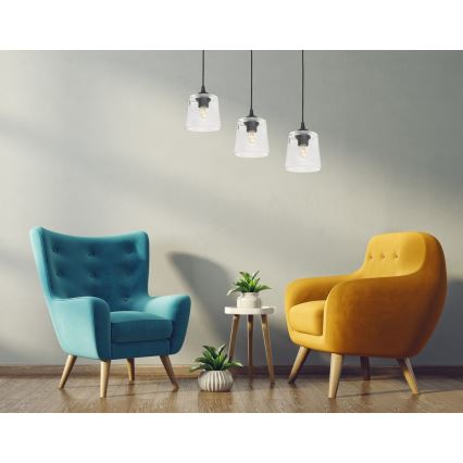 Kattokruunu narulla LUCEA 1xE27/15W/230V