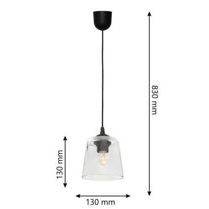Kattokruunu narulla LUCEA 1xE27/15W/230V
