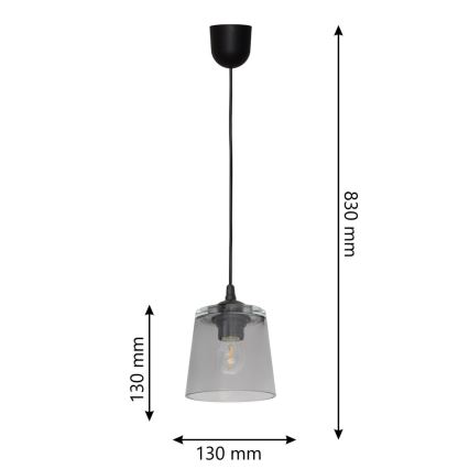 Kattokruunu narulla LUCEA 1xE27/15W/230V