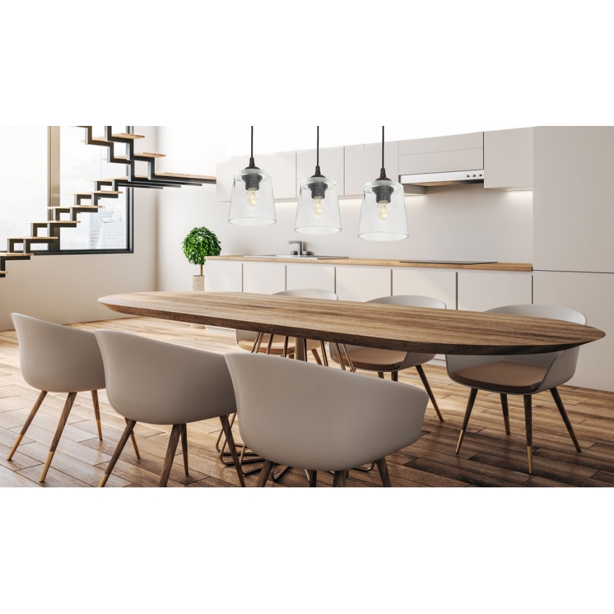 Kattokruunu narulla LUCEA 3xE27/15W/230V