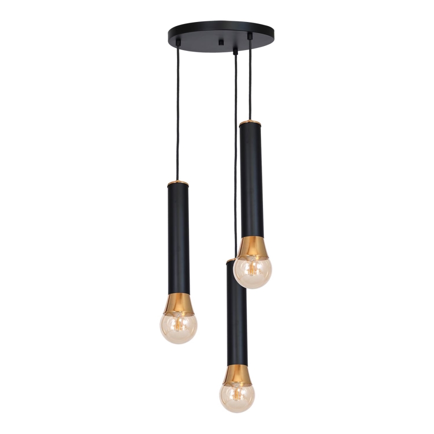 Kattokruunu narulla LUNAE 3xE27/60W/230V
