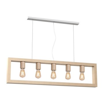 Kattokruunu narulla MACK 5xE27/60W/230V