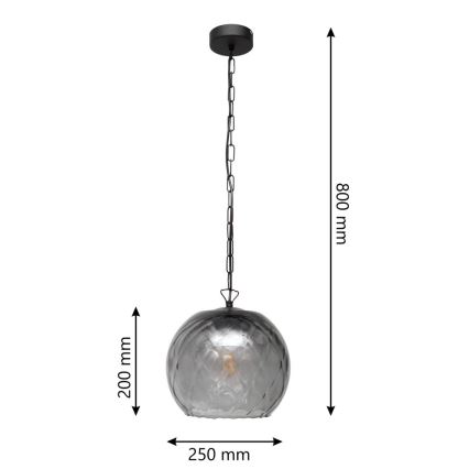 Kattokruunu narulla MARILLA 1xE27/15W/230V