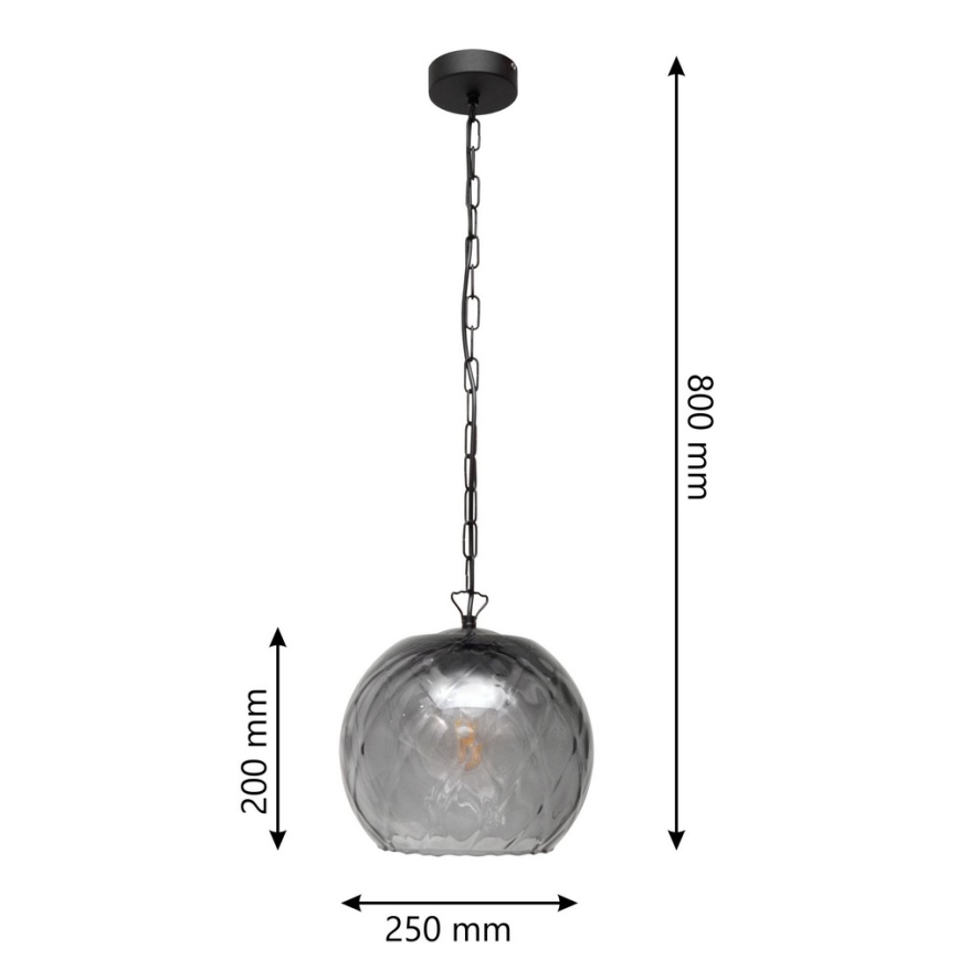 Kattokruunu narulla MARILLA 1xE27/15W/230V