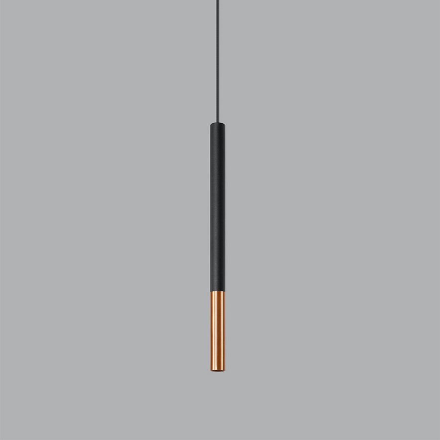 Kattokruunu narulla MOSAIC 1xG9/12W/230V musta/kupari