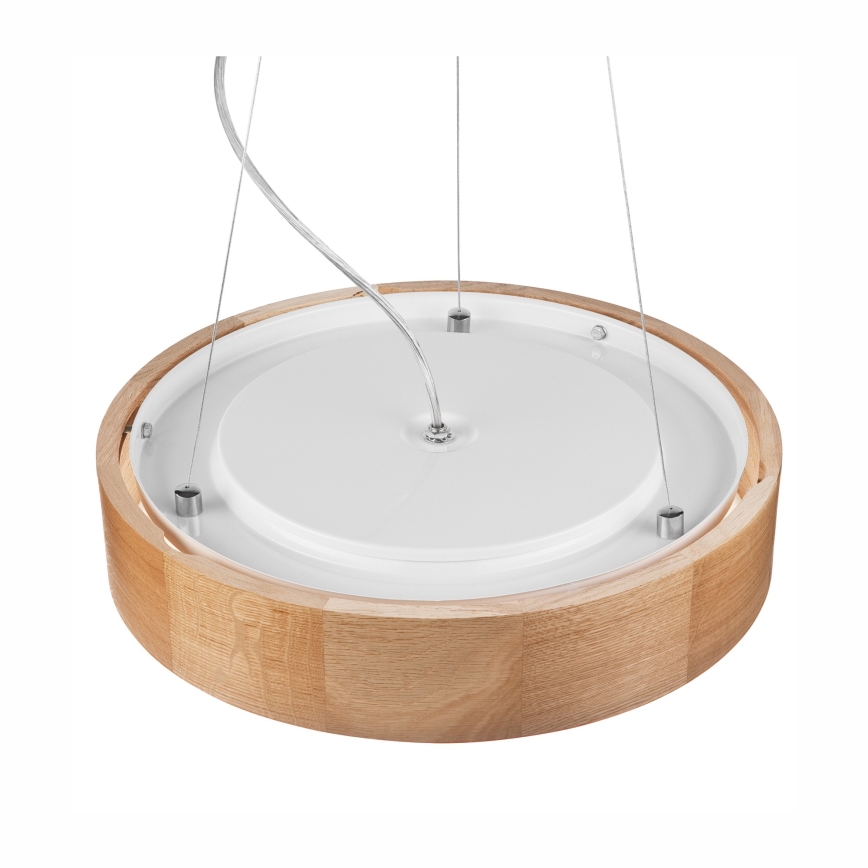 Kattokruunu narulla OAK 2xE27/60W/230V tammi ø 37 cm