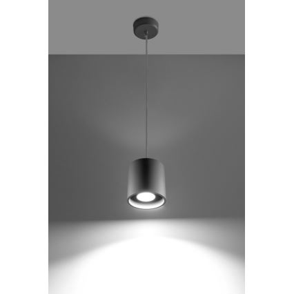Kattokruunu narulla ORBIS 1 1xGU10/40W/230V harmaa