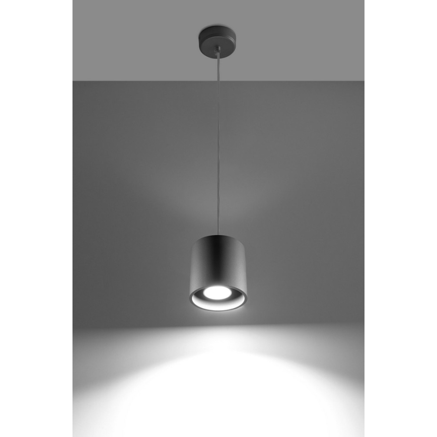 Kattokruunu narulla ORBIS 1 1xGU10/40W/230V harmaa