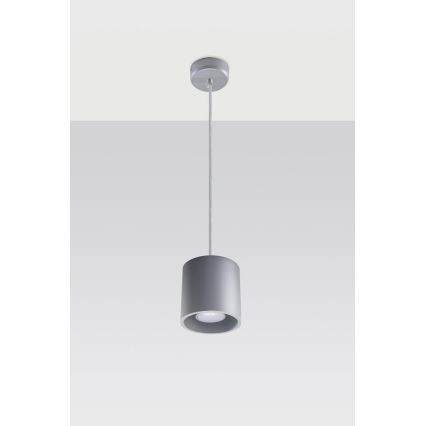 Kattokruunu narulla ORBIS 1 1xGU10/40W/230V harmaa