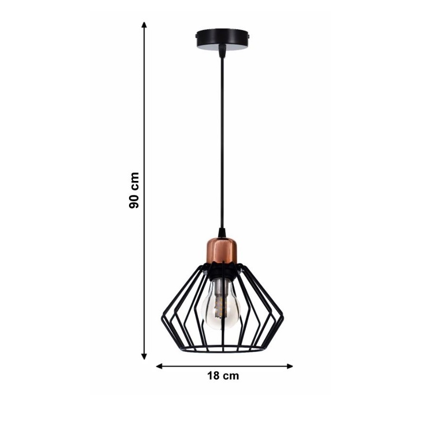 Kattokruunu narulla PORTO 1xE27/40W/230V
