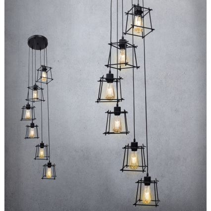 Kattokruunu narulla RYGA 6xE27/20W/230V