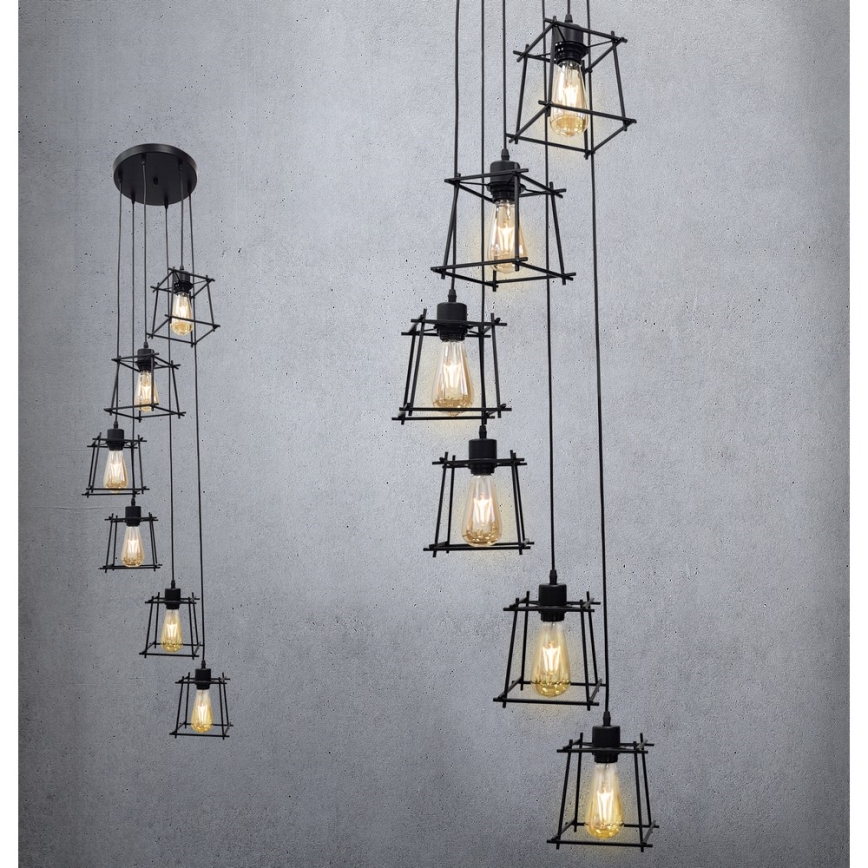 Kattokruunu narulla RYGA 6xE27/20W/230V