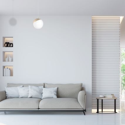 Kattokruunu narulla SFERA WOOD 1xE14/40W/230V