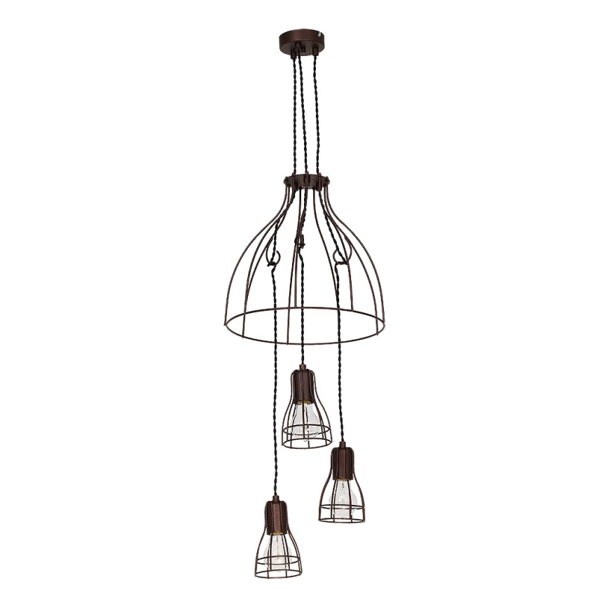 Kattokruunu narulla SHEILA 3xE27/60W/230V