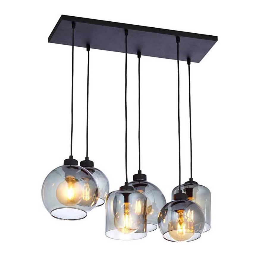 Kattokruunu narulla SINTRA 6xE27/60W/230V