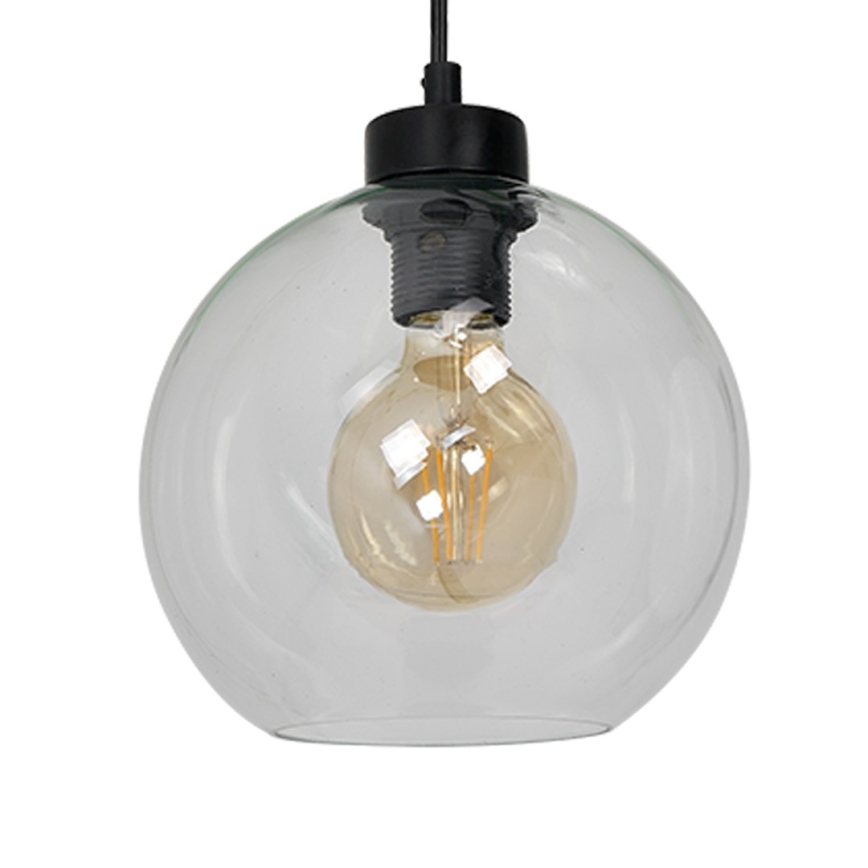 Kattokruunu narulla SOFIA 1xE27/60W/230V läpinäkyvä