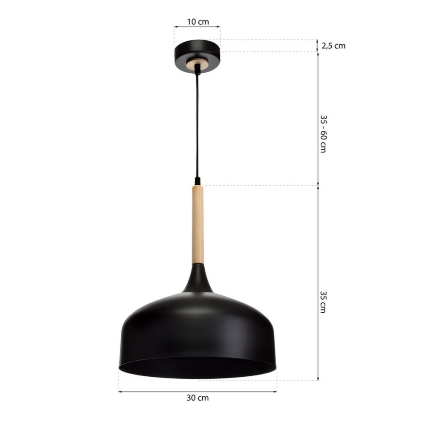 Kattokruunu narulla TAYLOR 1xE27/60W/230V
