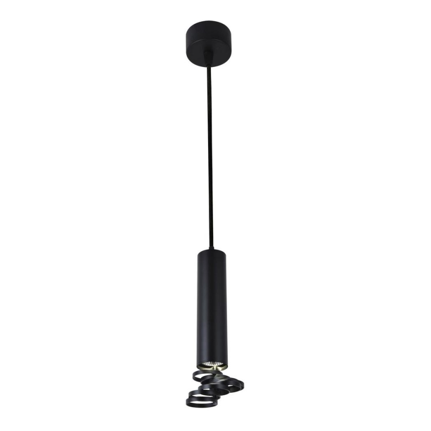 Kattokruunu narulla TUBA 1xGU10/50W/230V musta