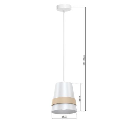 Kattokruunu narulla VENEZIA 1xE27/60W/230V
